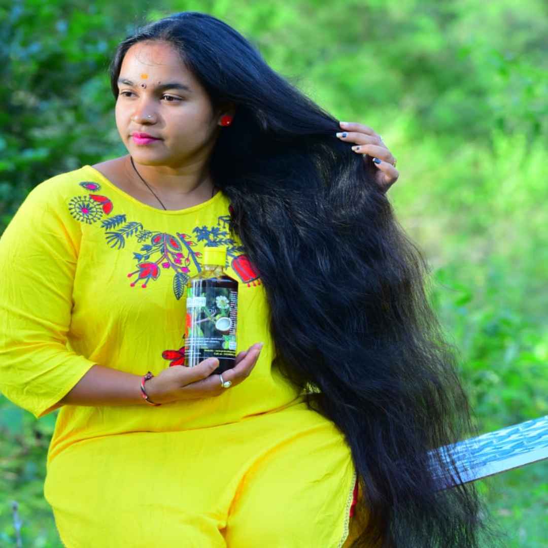 Neelambari Adivasi Ayurvedic Herbal Hair Oil🔻500ML (3 MONTHS  PACKAGE)